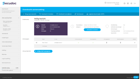 Bekijken van audit trail